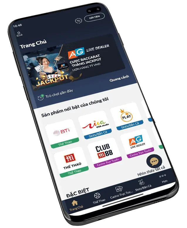 Hình ảnh đa dạng các trò chơi casino, nổ hũ và thể thao, thể hiện sự phong phú của sản phẩm EK88 Nổ Hũ.
